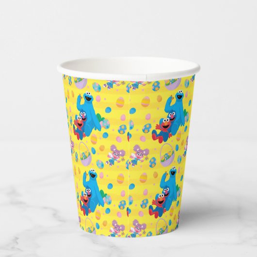 セサミストリートイースターバスケットパターン 紙コップ (右)
