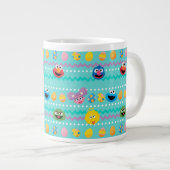セサミストリートイースター卵パターン ジャンボコーヒーマグカップ (正面右)