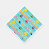 セサミストリートイースター卵パターン スタンダードランチョンナプキン (角)