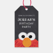 セサミストリートエルモシャルボード誕生日 ギフトタグ (正面)