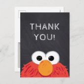 セサミストリートエルモシャルボード誕生日 ポストカード (正面/裏面)