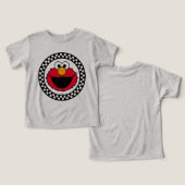 セサミストリートエルモ市松模様に (デザイン正面&裏面)