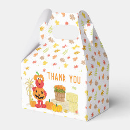 セサミストリートエルモ秋パンプキン誕生日 フェイバーボックス