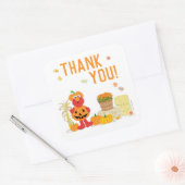 セサミストリートエルモ秋誕生日 スクエアシール (封筒)