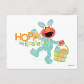 セサミストリートエルモ |ホッピーイースター ポストカード (正面)