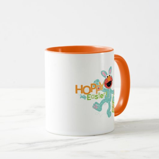 セサミストリートエルモ |ホッピーイースター マグカップ (正面右)