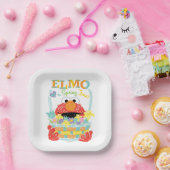 セサミストリートエルモ |春の時間 ペーパープレート (パーティー)