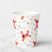 セサミストリートエルモ |誕生日クレヨン 紙コップ (裏面)