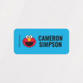 セサミストリートキパーソナライズされたッズラベル ラベル (デザイン1)