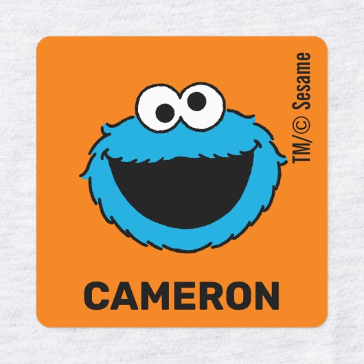 セサミストリートキパーソナライズされたッズ ラベル (デザイン2)