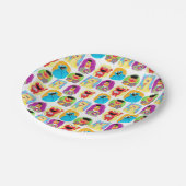 セサミストリートキャラクターおもしろいとパタカラフルーン ペーパープレート (アングル)