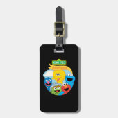 セサミストリートキャラクターアート ラゲッジタグ (正面縦)