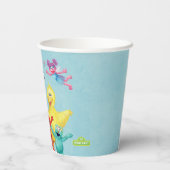 セサミストリートキャラクターイラストレーション 紙コップ (裏面)