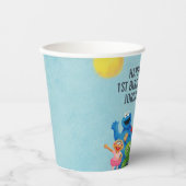 セサミストリートキャラクターイラストレーション 紙コップ (正面)