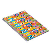 セサミストリートキャラクター目模様 ノートブック (右側)