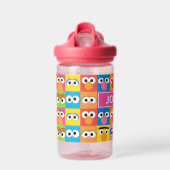 セサミストリートキャラクター眼 |名前の追加 ウォーターボトル (正面)