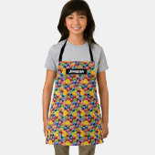 セサミストリートキャラクター顔型 エプロン (インサイチュ)