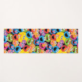 セサミストリートキャラクター顔型 ヨガマット (正面(横))