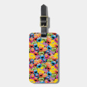 セサミストリートキャラクター顔型 ラゲッジタグ (正面縦)