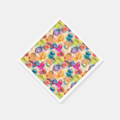 セサミストリートキャラクター |パターカラフルン スタンダードカクテルナプキン (角)