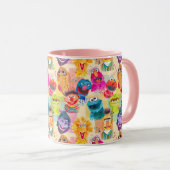 セサミストリートキャラクター |パターカラフルン マグカップ (正面右)