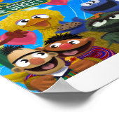 セサミストリートキャラクター |パーティーシーン ポスター (角)