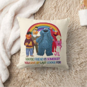 セサミストリートキャラクター |フレンド引用文 クッション (ブランケット)