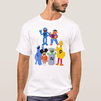 セサミストリートキャラクター | Be Kind – 手話 Tシャツ