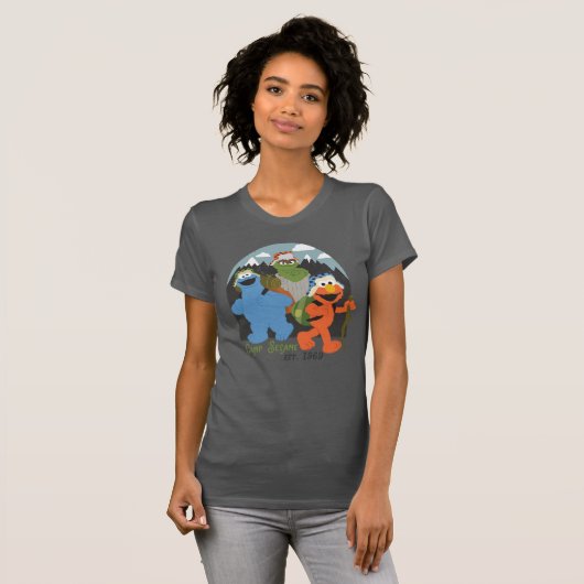 セサミストリートキャンプ 1969年設立 Tシャツ (正面フル)