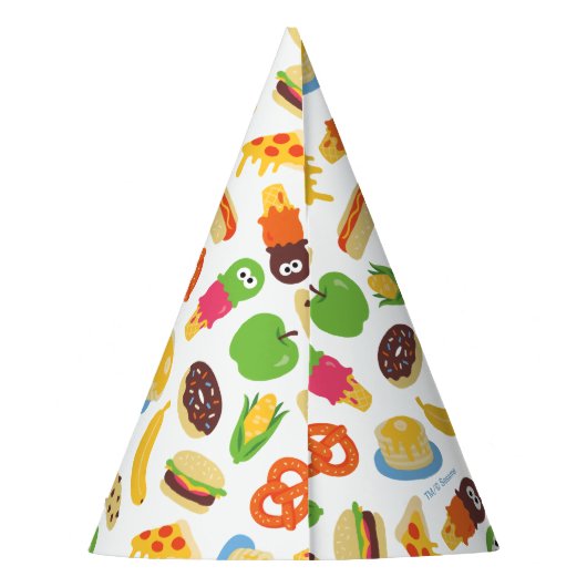 セサミストリートクッキーモンスターグルメトラック パーティーハット (裏面)