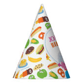 セサミストリートクッキーモンスターグルメトラック パーティーハット (左)