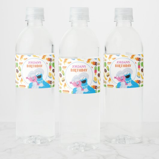 セサミストリートクッキーモンスターグルメトラック ペットボトルラベル (ボトル)