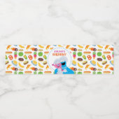 セサミストリートクッキーモンスターグルメトラック ペットボトルラベル (シングルラベル)