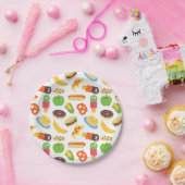 セサミストリートクッキーモンスターグルメトラック ペーパープレート (パーティー)