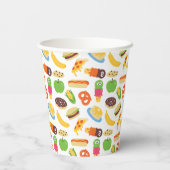 セサミストリートクッキーモンスターグルメトラック 紙コップ (裏面)