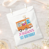 セサミストリートクッキーモンスターフードトラック誕生日 フェイバーバッグ (クリップ留めされた状態)