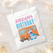 セサミストリートクッキーモンスターフードトラック誕生日 フェイバーバッグ (クリップ留めされた状態)