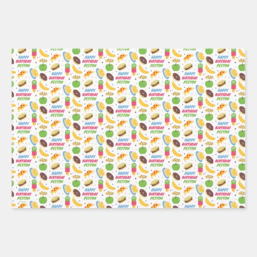 セサミストリートクッキーモンスターフードトラック ラッピングペーパーシート (正面3)