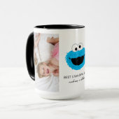 セサミストリートクッキーモンスター |グランドパ – 写真 マグカップ (正面左)