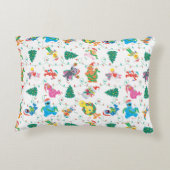 セサミストリートクリスマスツリーパターン アクセントクッション (裏面)