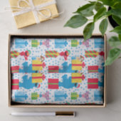 セサミストリートクリスマスプレゼントパターン 薄葉紙 (ギフト)