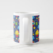 セサミストリートクリスマスライトパターン ジャンボコーヒーマグカップ (裏面)