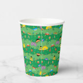 セサミストリートクリスマスライトパターン 紙コップ (右)