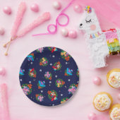 セサミストリートクリスマスリースパターン ペーパープレート (パーティー)