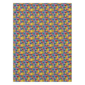 セサミストリートクルーパターン テーブルクロス (正面)