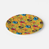 セサミストリートクワンザパターン ペーパープレート (アングル)