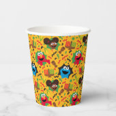 セサミストリートクワンザパターン 紙コップ (裏面)