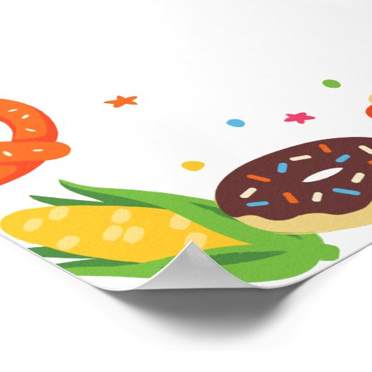 セサミストリートグルメトラックギフト&カードサイン ポスター (角)