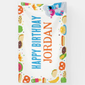 セサミストリートグルメトラック誕生日 横断幕 (縦)