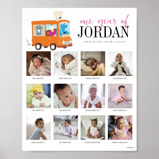 セサミストリートグルメトラック1年12ヶ月 ポスター (正面)